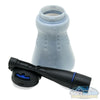 MTM Hydro GHF1 low pressure foam cannon with stainless steel garden hose quick connect coupler, plug, and 1 liter wide mouth bottle for creating foam without a pressure washer. - Soft Wash Depot