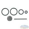 MTM Hydro PF22 Foam Cannon Repair Kit with replacement O-rings, fastener pin, and stainless steel agitator filter. - Soft Wash Depot