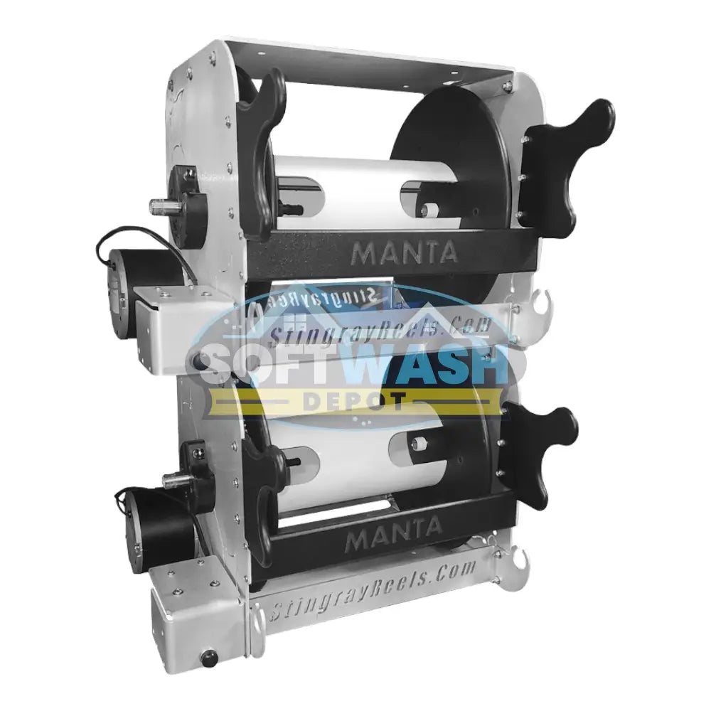MANTA Electric Hose Reel – 15" Spool with 3/4" Stainless Steel Stingray™ Swivel *Pre Order*
