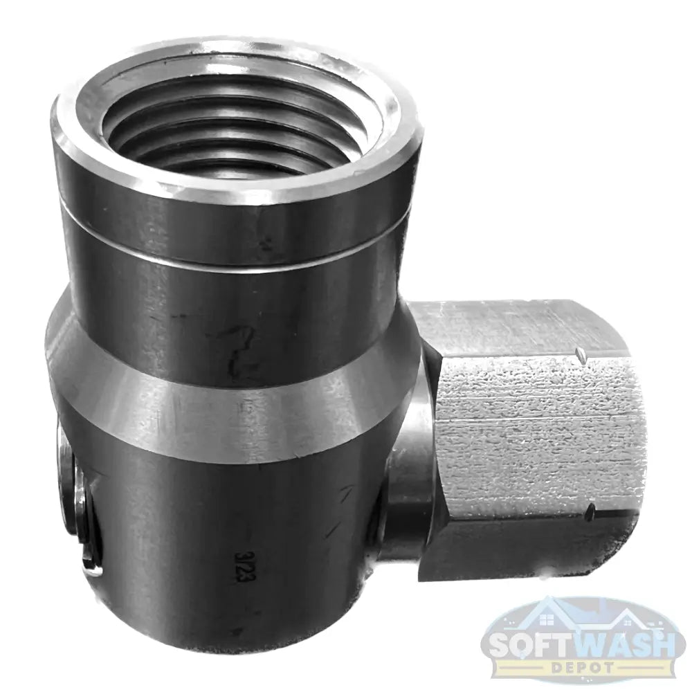 Mosmatic 1/2" 90 FPT x FPT Stainless Steel Swivel