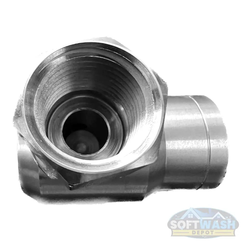 Mosmatic 1/2" 90 FPT x FPT Stainless Steel Swivel