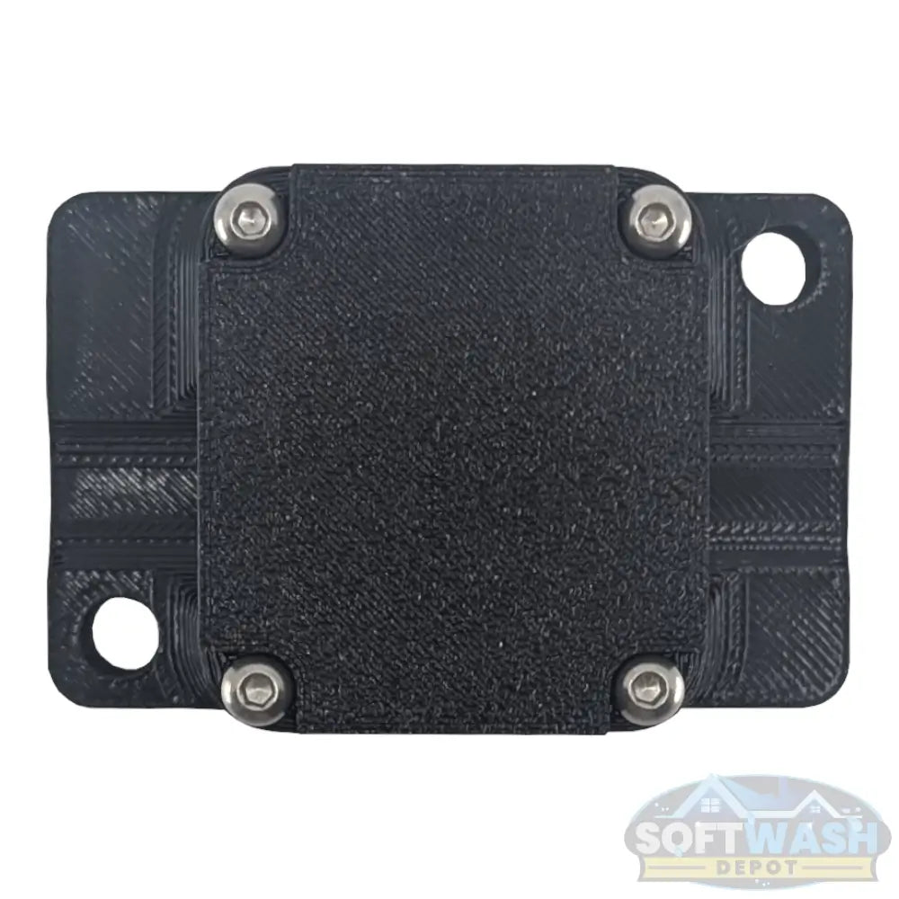 Mounting plate for Series 326 3-Way ball valve for secure equipment installation. - Soft Wash Depot