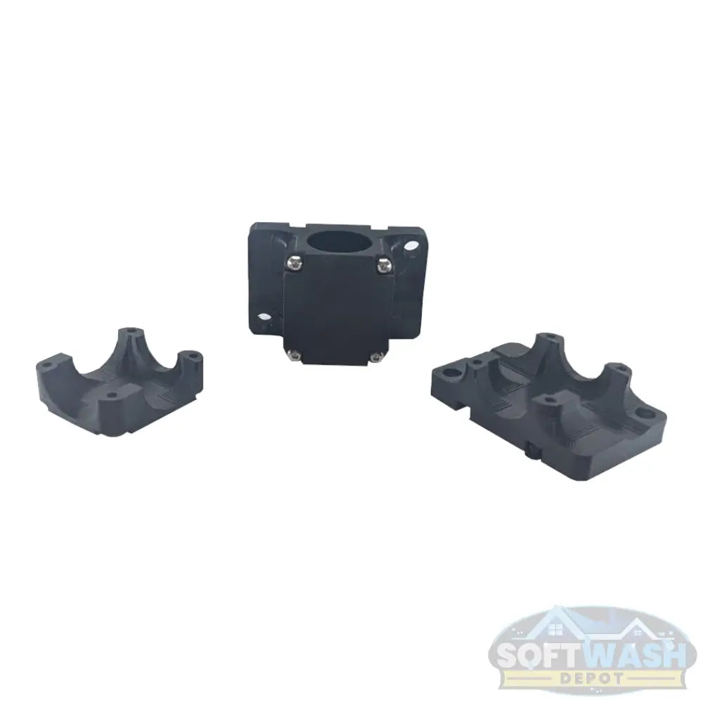 Mounting plate for Series 326 3-Way ball valve for secure equipment installation. - Soft Wash Depot