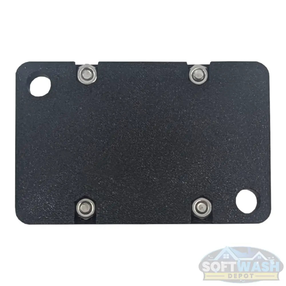 Mounting plate for Series 326 3-Way ball valve for secure equipment installation. - Soft Wash Depot