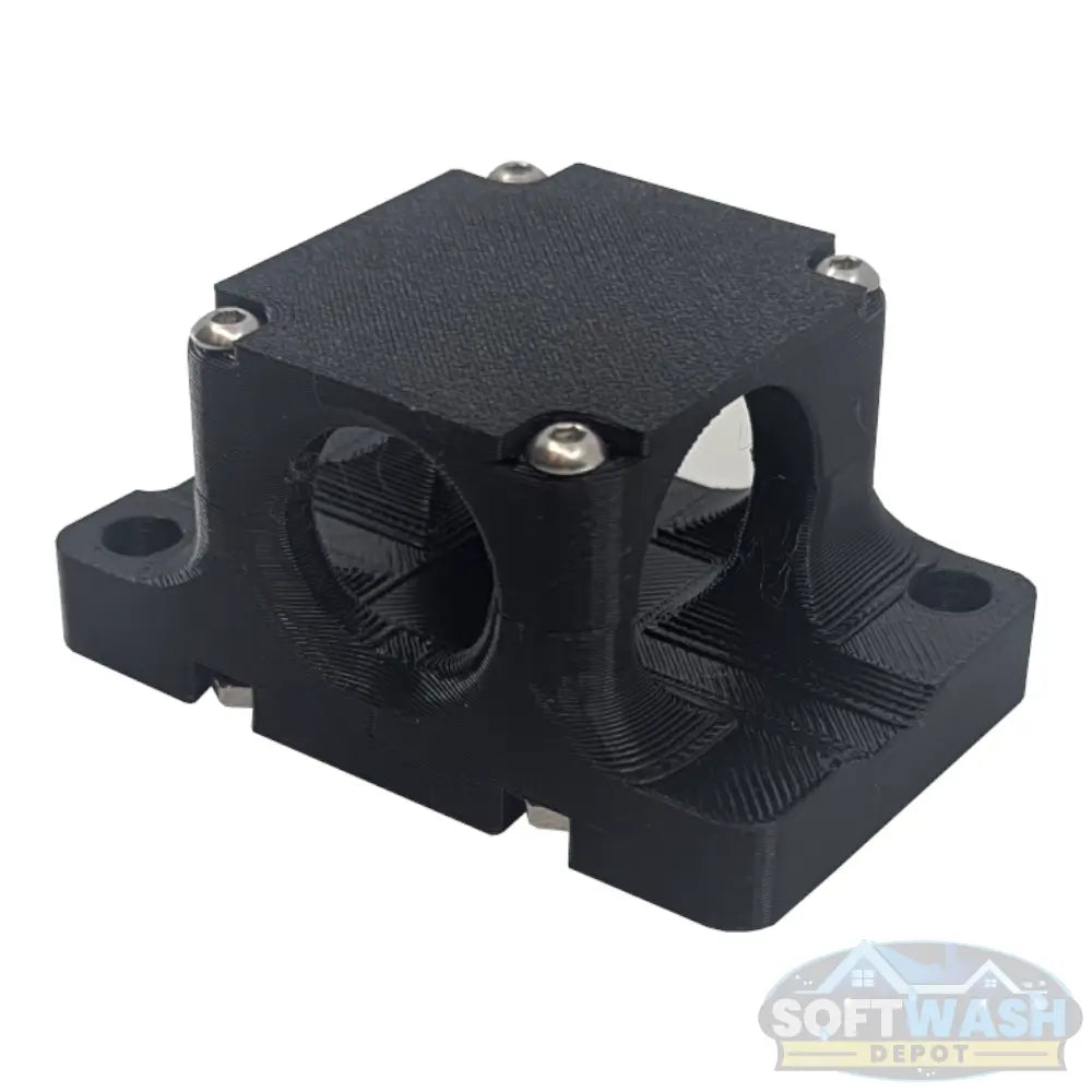 Mounting plate for Series 326 3-Way ball valve for secure equipment installation. - Soft Wash Depot