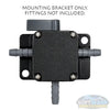 Mounting plate for Series 326 3-Way ball valve for secure equipment installation. - Soft Wash Depot