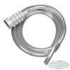 Plastic chemical filter with check valve and 4 ft 1/4 inch nylon hose for downstream injectors. - Soft Wash Depot