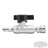 Plated Brass Ball Valve 3/8" w/SS QC