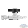 Plated Brass Ball Valve 3/8" w/SS QC
