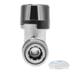 Plated Brass Ball Valve 3/8" w/SS QC