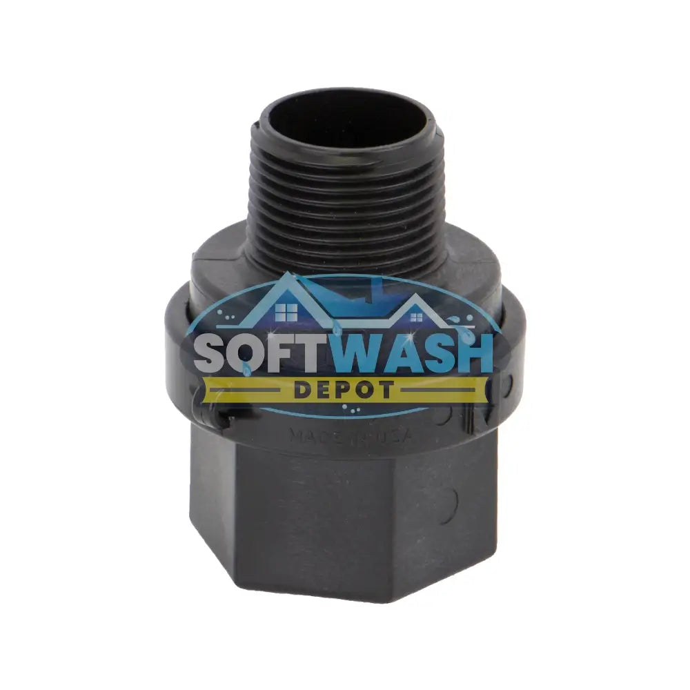 1" MNPT x 1" FNPT Polypropylene Check Valve with EPDM Seal