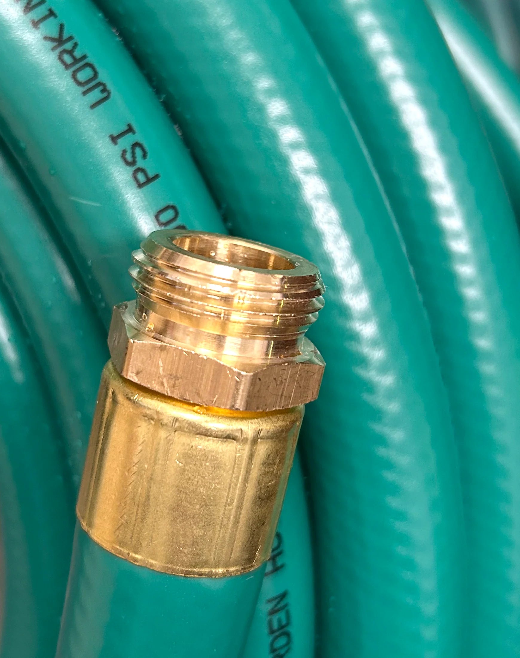 Rampage 3/4" Green Garden Hose w/ Brass Ends