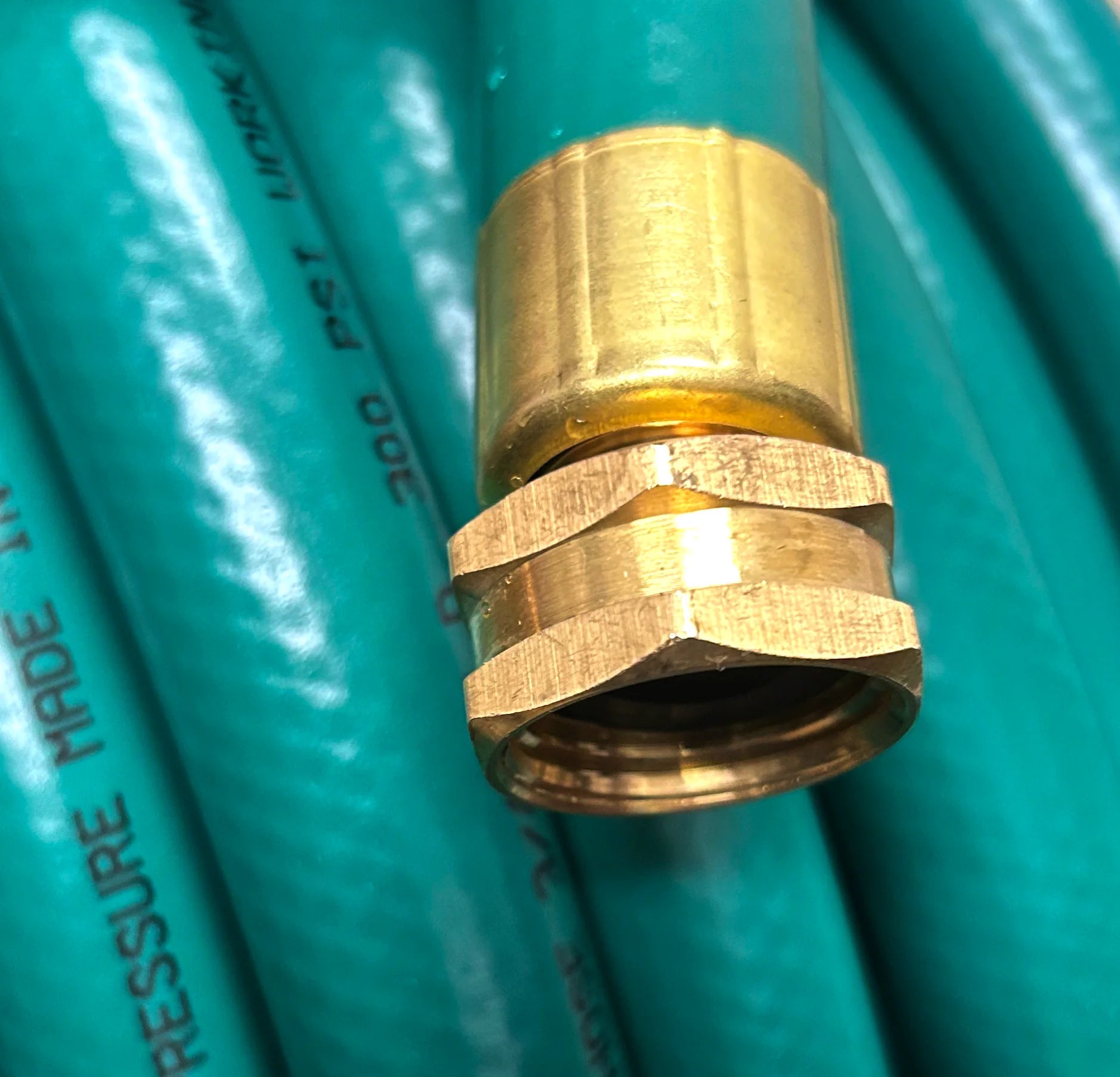Rampage 3/4" Green Garden Hose w/ Brass Ends