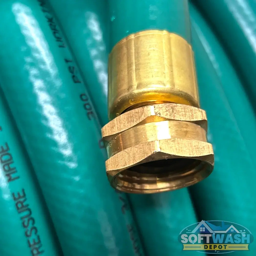 Rampage 3/4" Green Garden Hose w/ Brass Ends