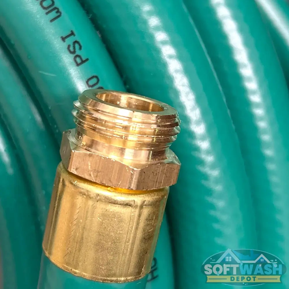 Rampage 3/4" Green Garden Hose w/ Brass Ends