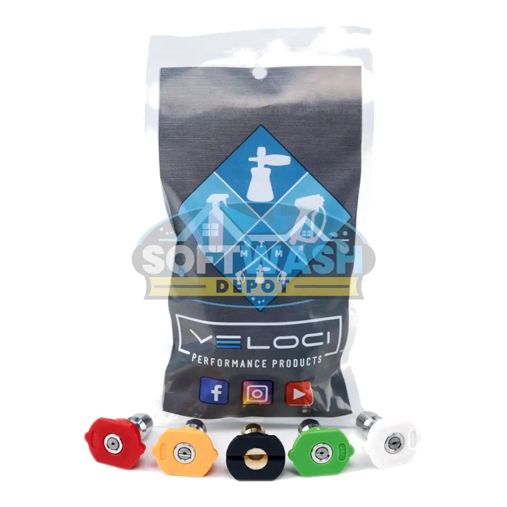 SS 5 Pack Quick Connect Nozzles/ Tips