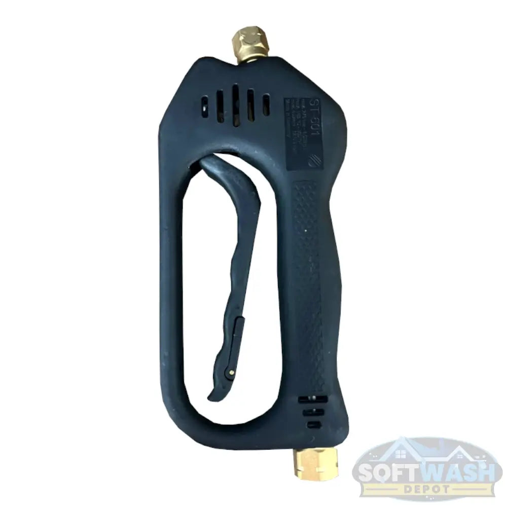 ST-601 Whisper Wash replacement spray gun with 3/8" FNPT inlet and 1/4" FNPT discharge for pressure washer surface cleaners. - Soft Wash Depot