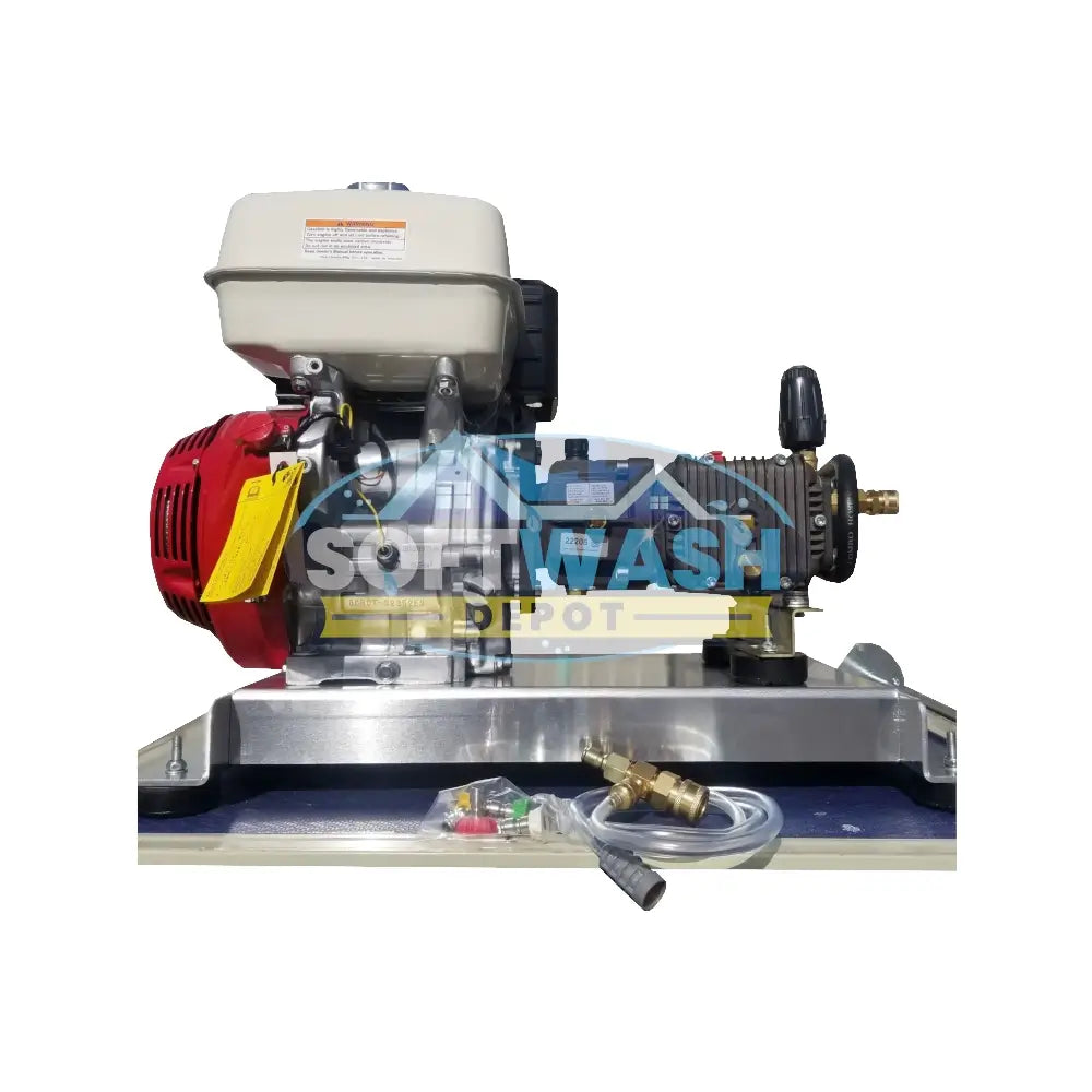SWD 5.5GPM at 3000psi Gear Drive Honda GX390 With Comet Pump Electric Start Skid