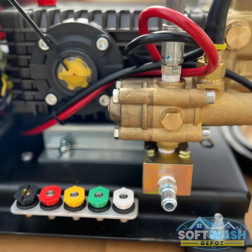 SWD 8gpm at 3500psi with General Pump | K7 Unloader | OEM Honda Muffler