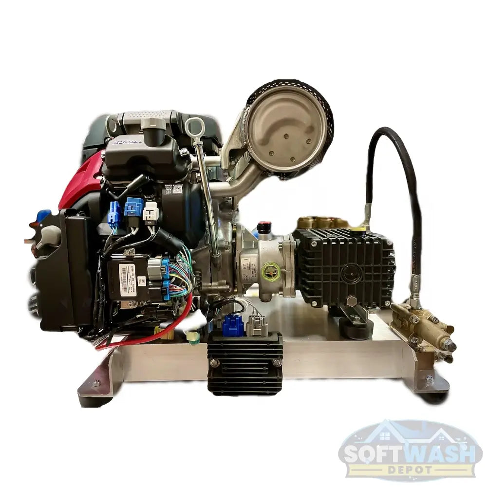 シャワーズPST10、エフィV PSTSR SWD Gear Drive 10GPM @3000 PSI w/ Honda GX690 and General TSF2221 Pump