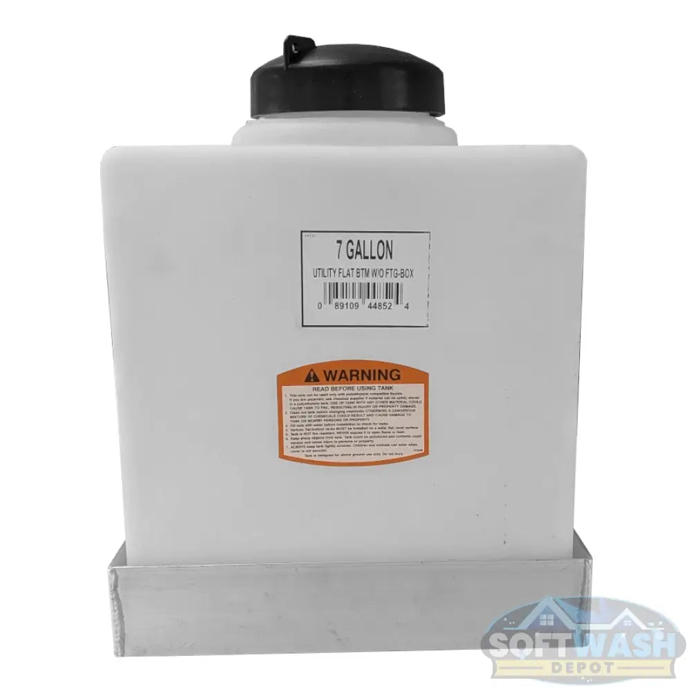 Heavy-duty aluminum soap tank holder bracket for pressure washing and soft wash rigs. Made in the USA. - Soft Wash Depot
