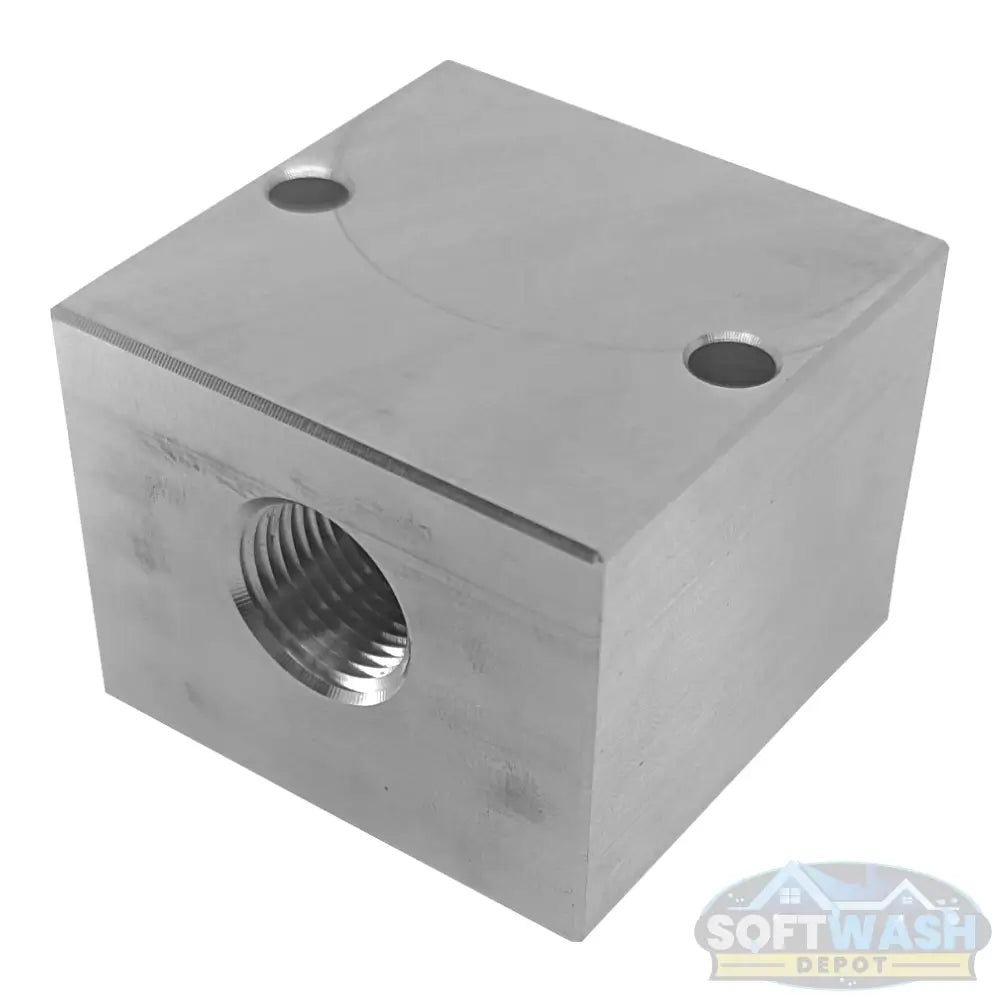Soft Wash Depot Solid Aluminum Unloader Block