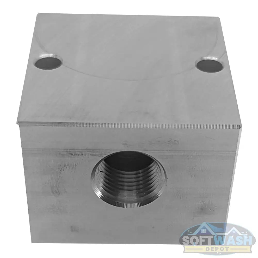 Soft Wash Depot Solid Aluminum Unloader Block