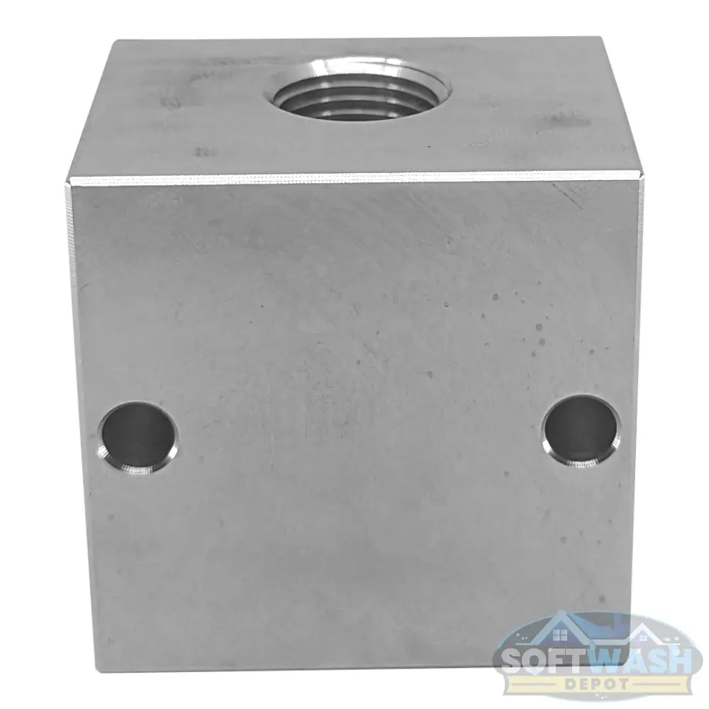 Soft Wash Depot Solid Aluminum Unloader Block