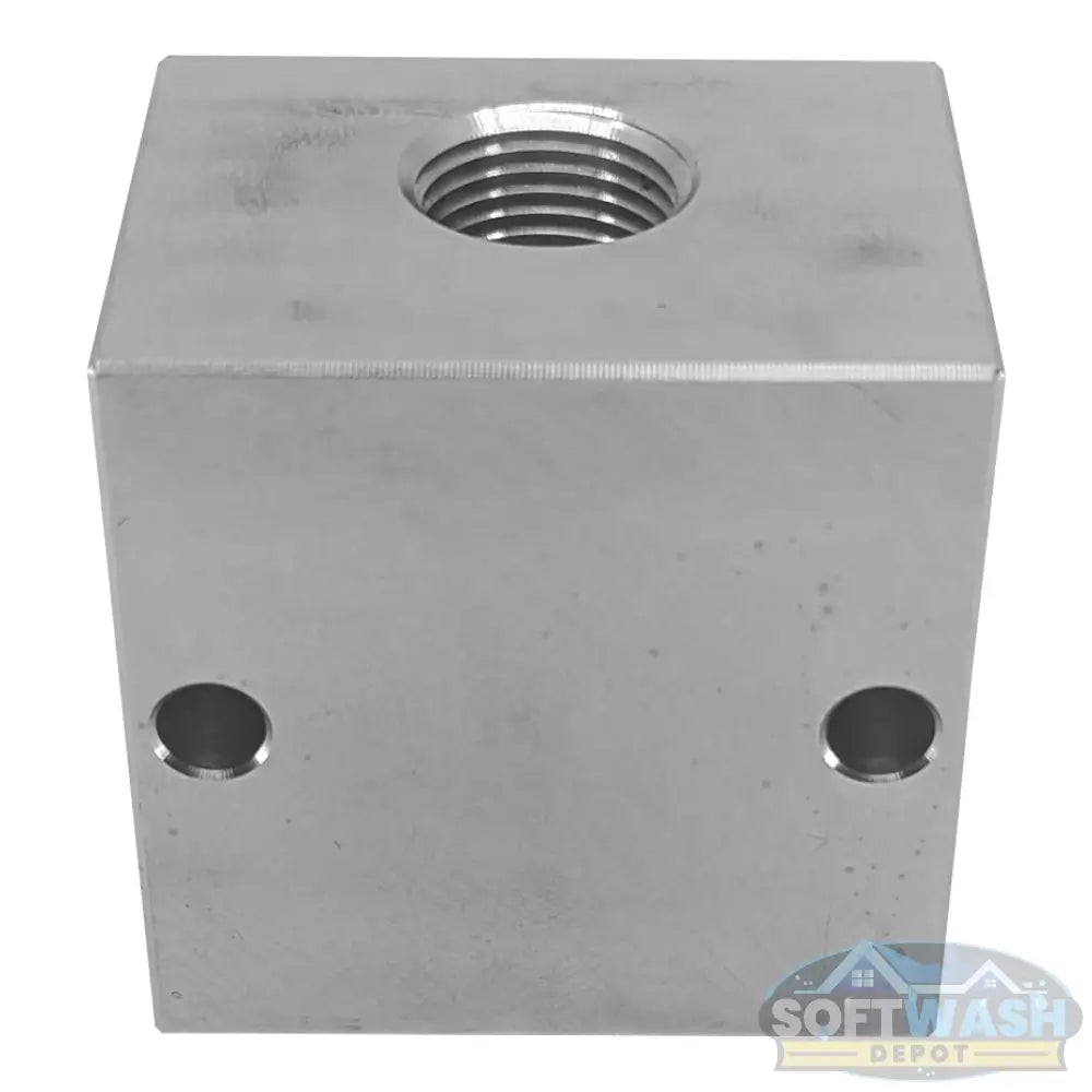 Soft Wash Depot Solid Aluminum Unloader Block
