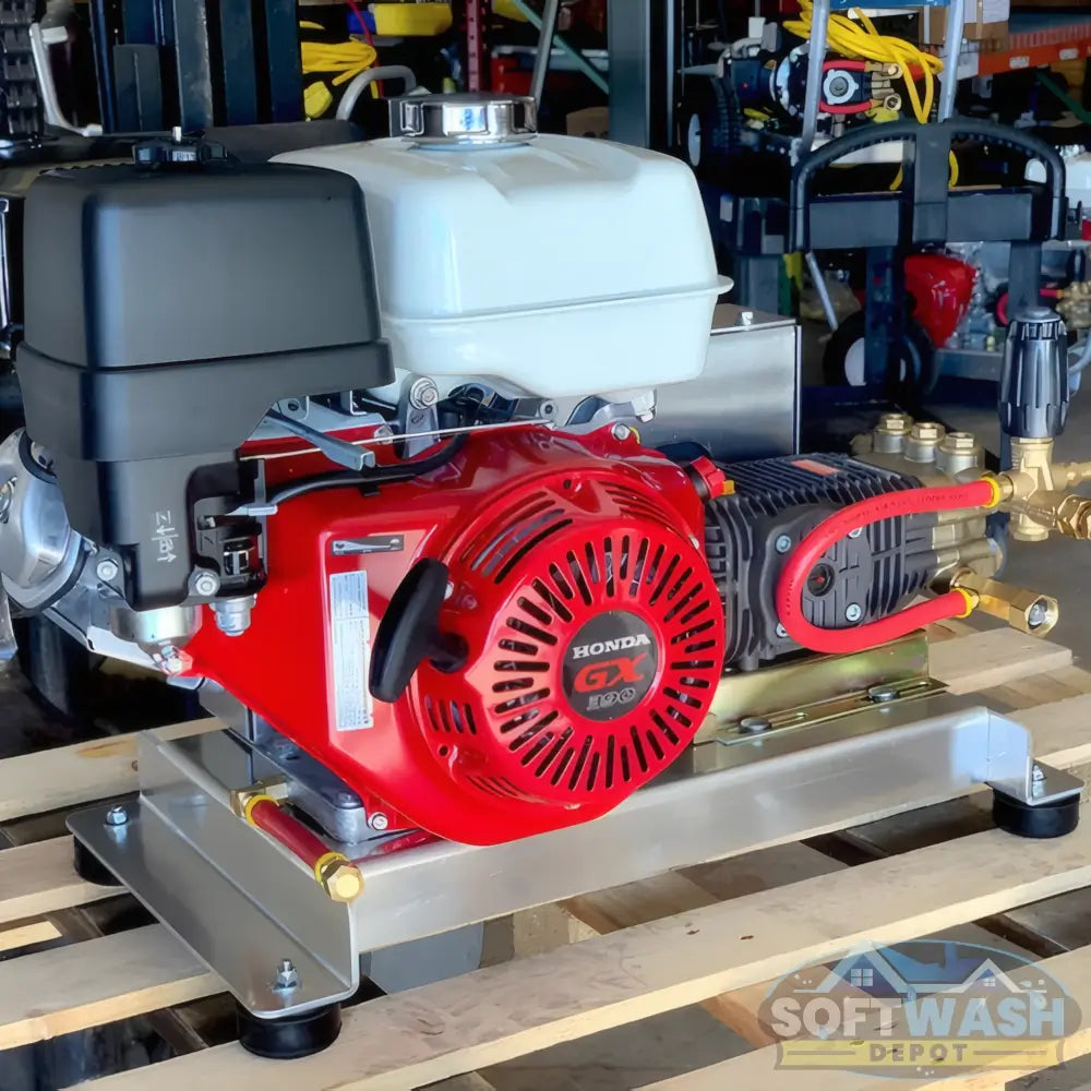 Soft Wash Depot 8GPM at 2500PSI Honda GX390 With Comet Pump