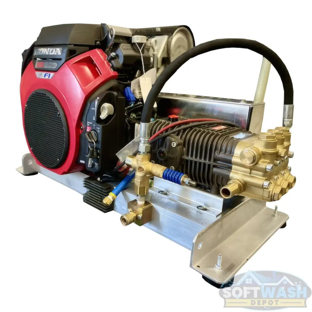 Soft Wash Depot 8gpm at 4000psi Honda IGX800 Belt Drive Commercial Pressure Washer