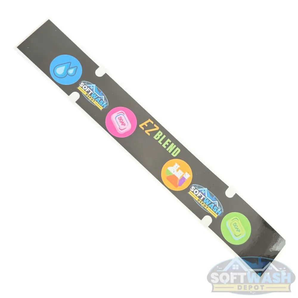 Soft Wash Depot Soft Wash Mixing Manifolds, Valves & Downstream Manifold Replacement Stickers