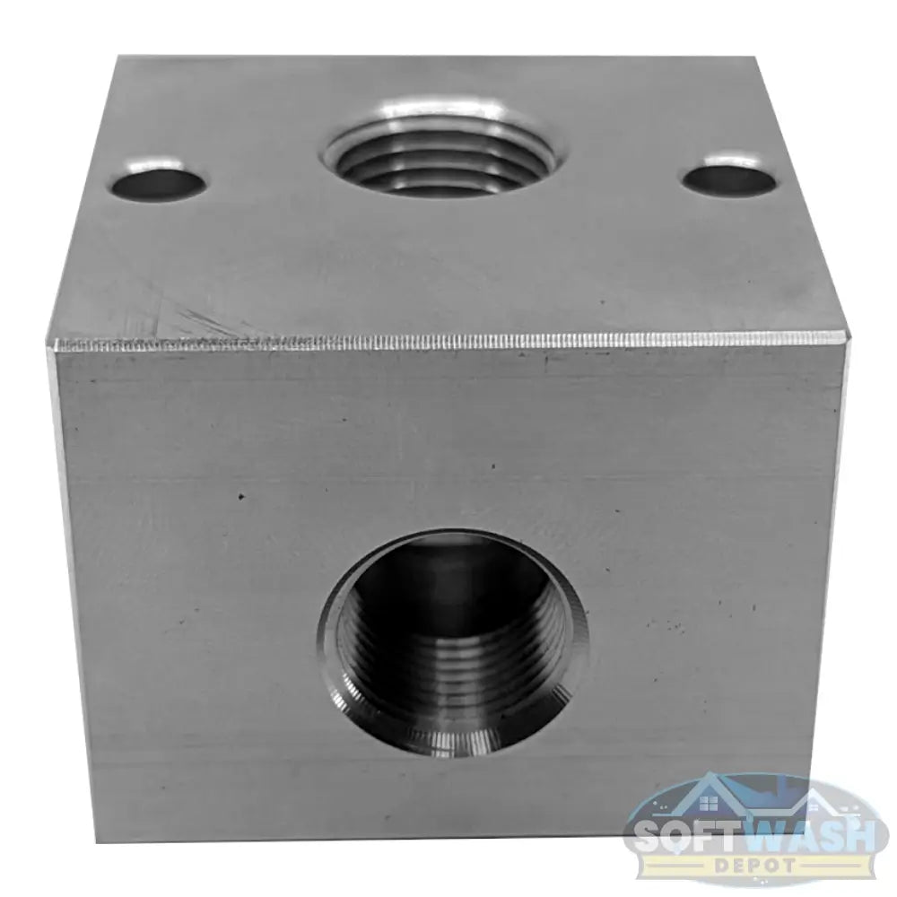Soft Wash Depot Solid Aluminum Unloader Block