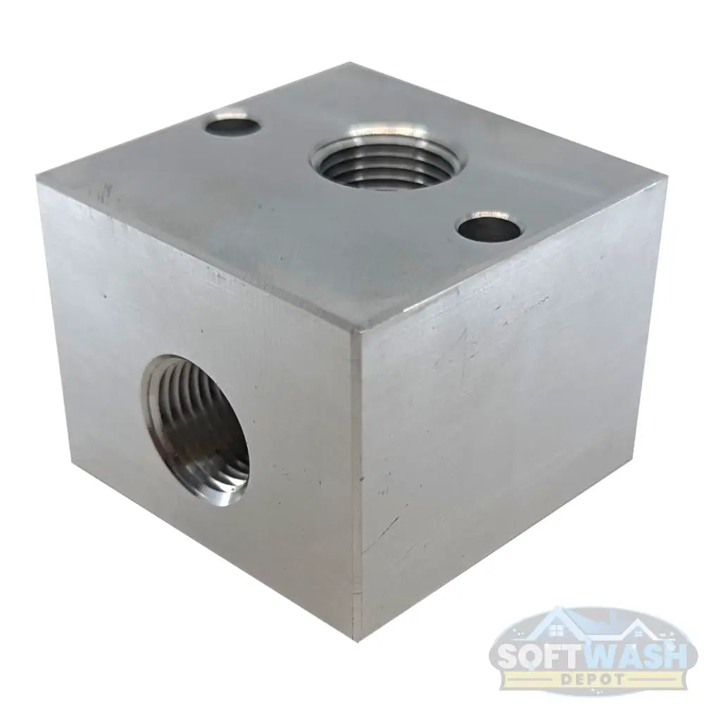 Soft Wash Depot Solid Aluminum Unloader Block