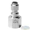 Stainless Steel 1/2" Quick Connect Plug x 1/2" FPT