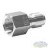 Stainless Steel 1/2" Quick Connect Plug x 1/2" FPT