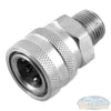 Stainless Steel 1/2" Quick Connect Socket x 1/2" MPT
