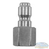 Stainless Steel 1/4" Quick Connect Plug x 1/4" FPT