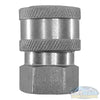 Stainless Steel 1/4" Quick Connect Socket x 1/4" FPT