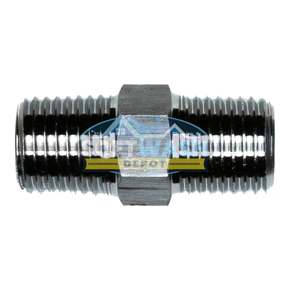 Stainless Steel 316 MPT x MPT Adapter Hex Nipple