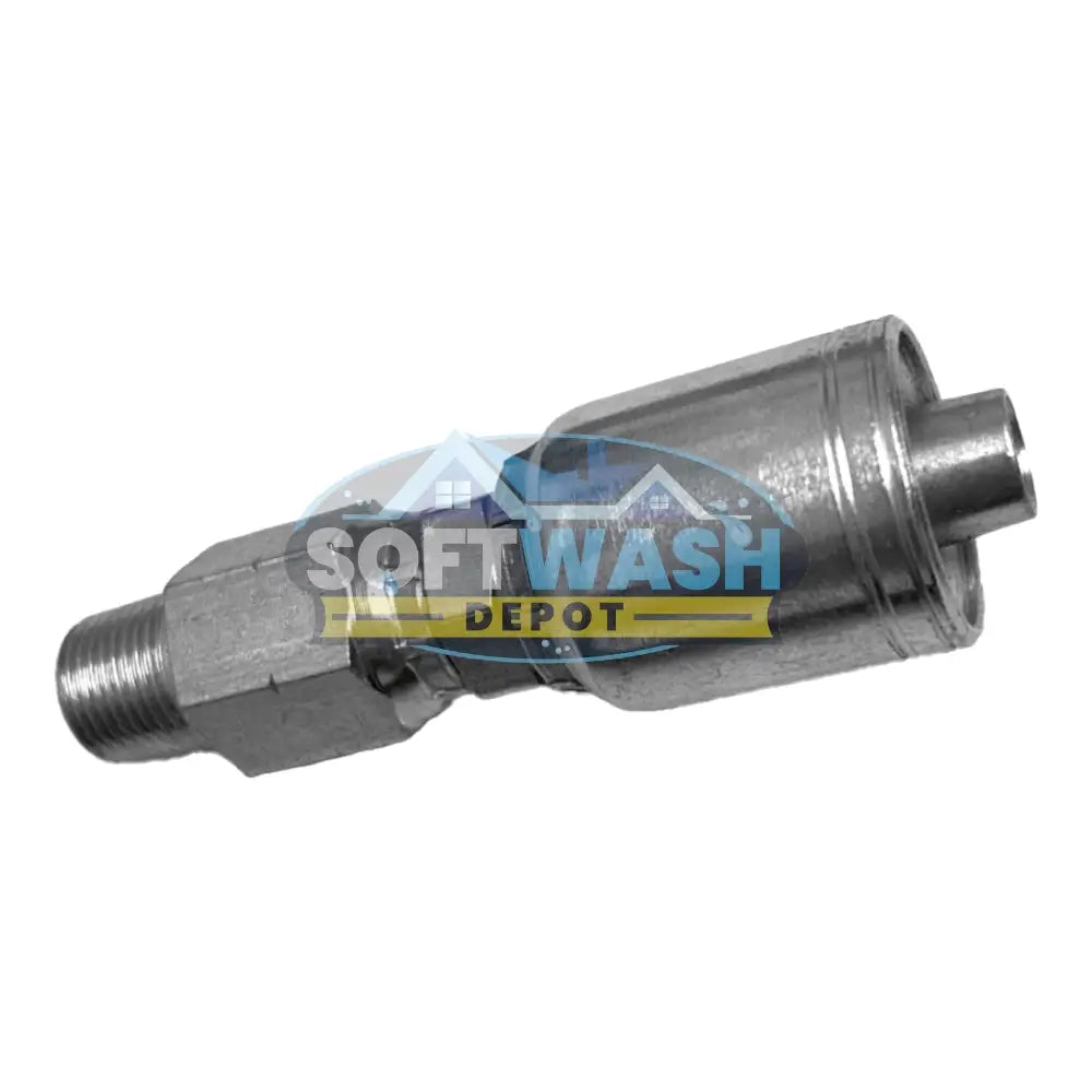 1/2" Hose x 3/8" MPT Swivel Crimp Fitting