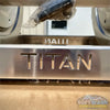 Titan 12" & 18" Full Frame Aluminum & Stainless Steel Manual Hose Reel w/ 1/2" Manifold