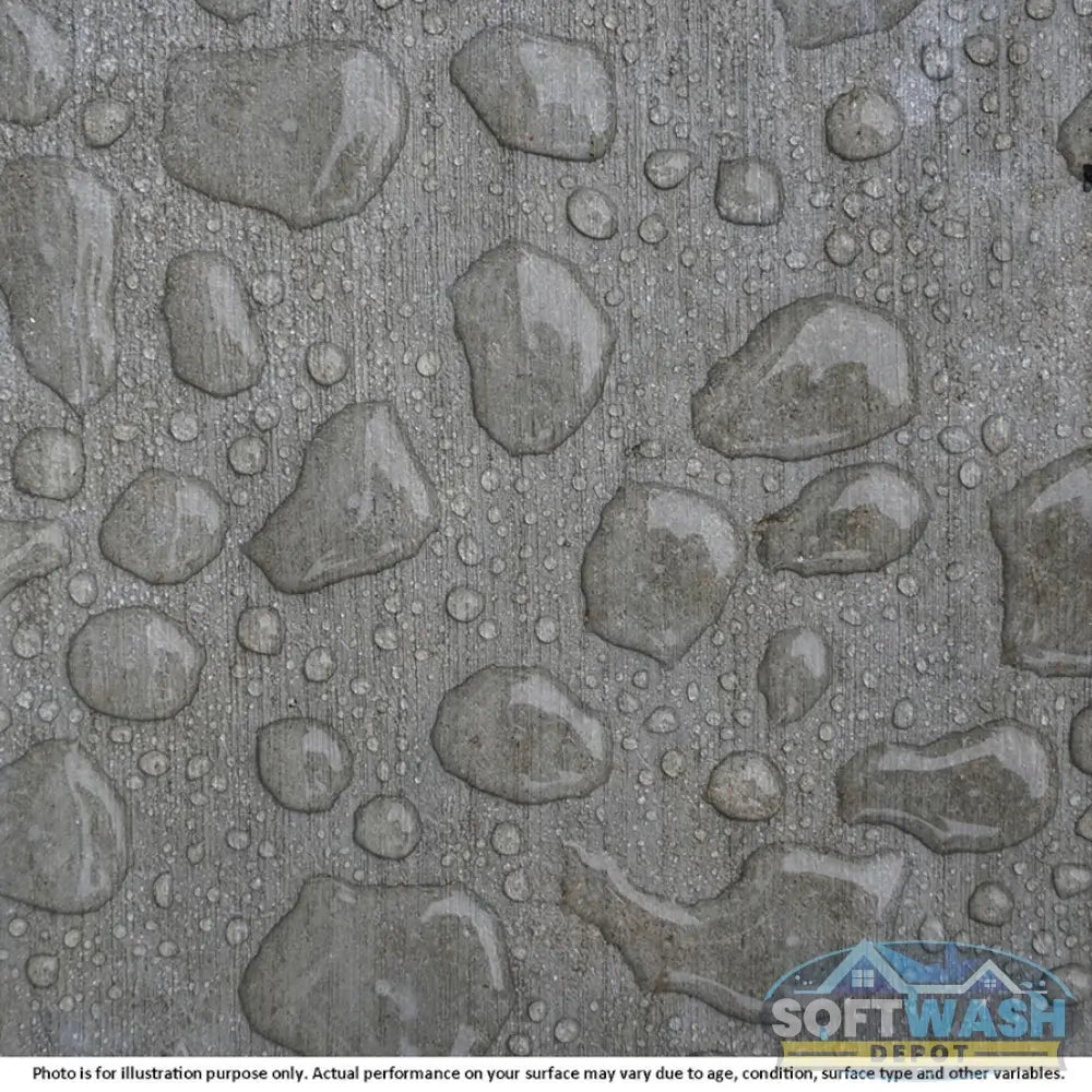 Trident Seawall silane siloxane penetrating sealer container for waterproofing concrete, masonry, and seawalls with invisible protection against water and salt damage. - Soft Wash Depot