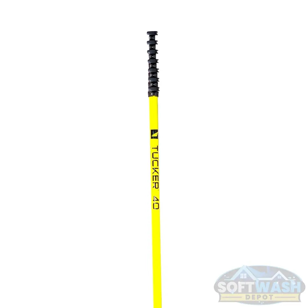 Tucker 40 Carbon Fiber Water Fed Pole Bare professional window cleaning pole made in USA. - Soft Wash Depot