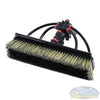 Tucker Alpha Honey Badger water fed brush with rinse bar and dual bristles for solar panel and window cleaning. - Soft Wash Depot