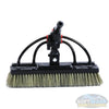 Tucker Alpha Honey Badger water fed brush with rinse bar and dual bristles for solar panel and window cleaning. - Soft Wash Depot