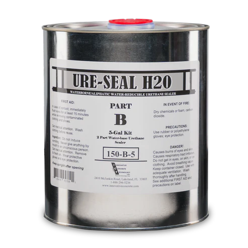 Ure-Seal H₂O - Clear Urethane Concrete Sealer (Gloss) *No Shipping*