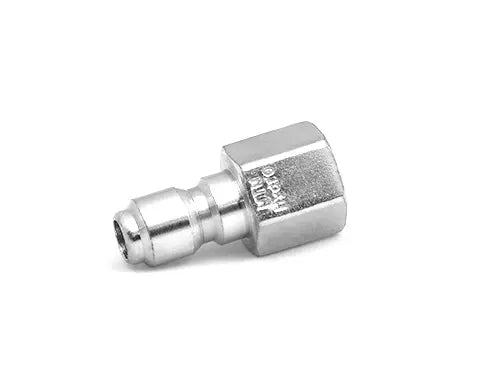 3/8" Plated Steel QC Plug x 3/8" FPT