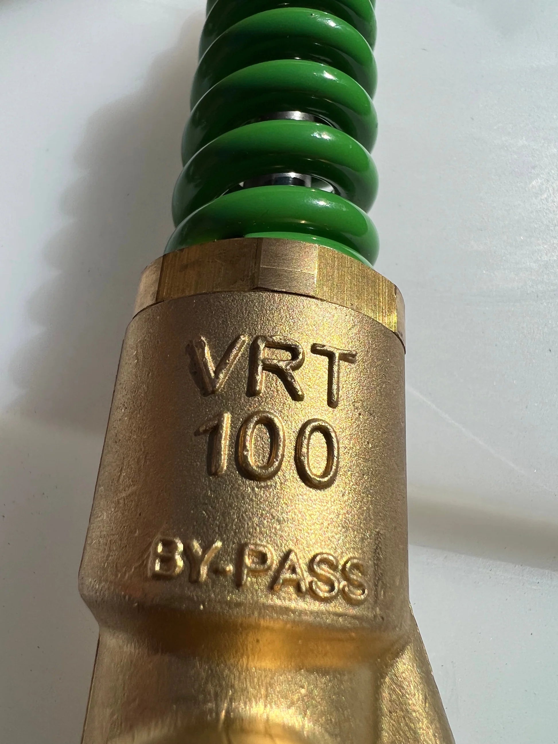 VRT100 Green Spring Brass 1/2" Unloader