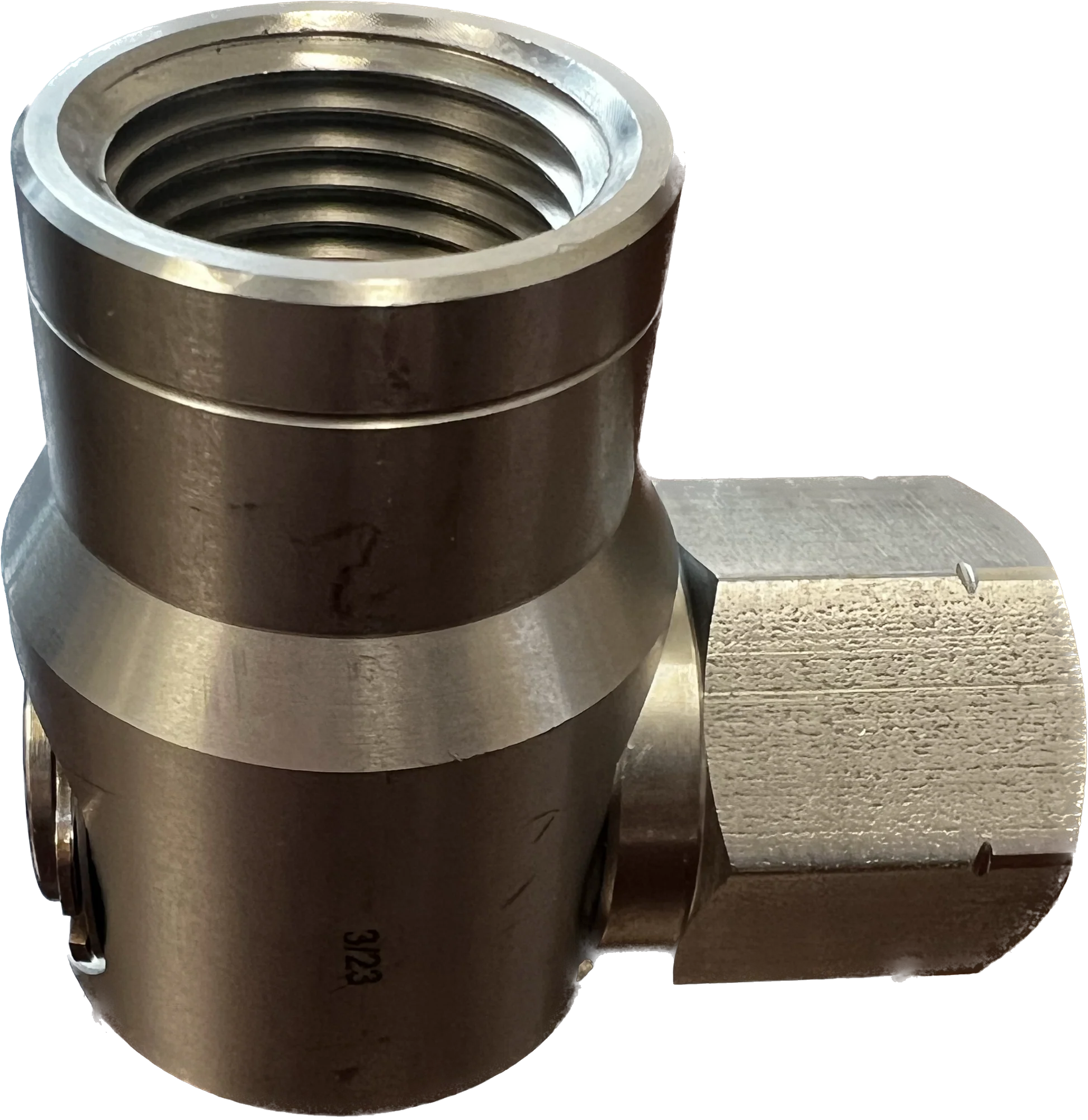 Mosmatic 1/2" 90 FPT x FPT Stainless Steel Swivel